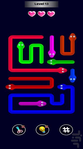 فرار از مار پیکانی - عکس بازی موبایلی اندروید