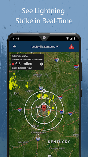 Weather Radar by WeatherBug - عکس برنامه موبایلی اندروید