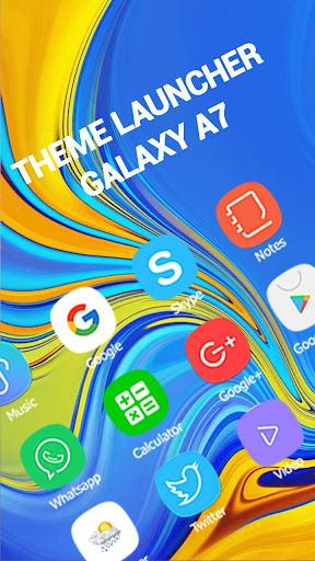 Launcher theme For Galaxy A7 - Image screenshot of android app