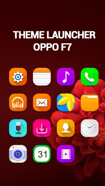 Launcher theme For OPPO F7 - Image screenshot of android app