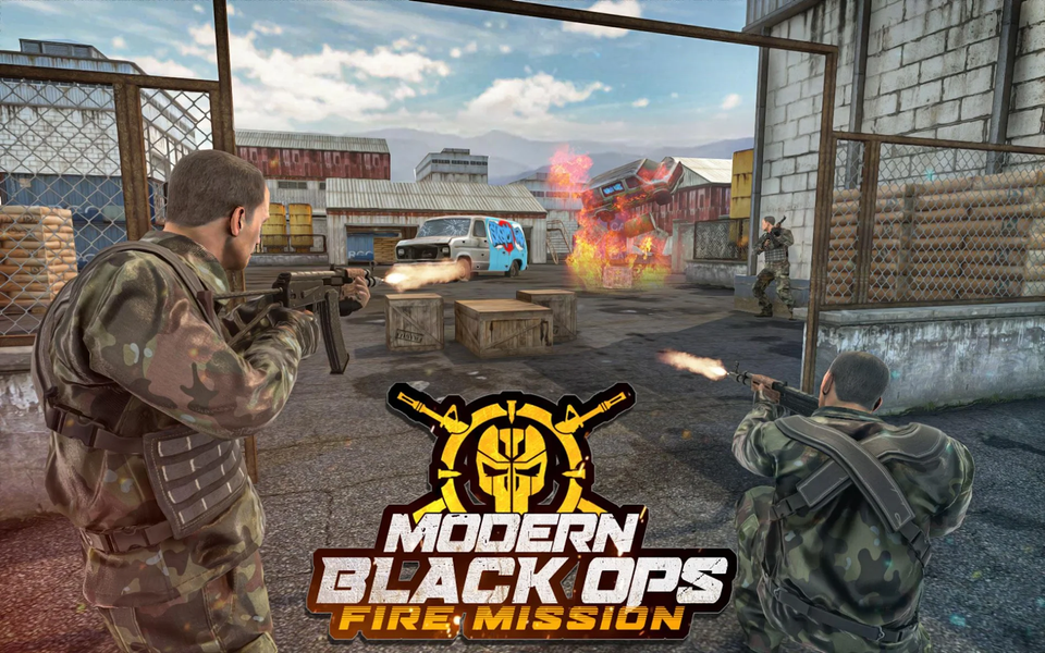 Modern Black Ops FPS Offline - Gameplay image of android game