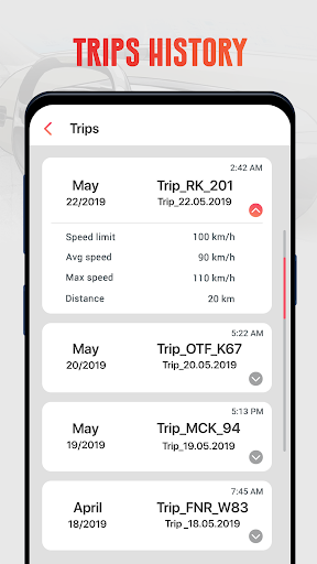 GPS Speedometer OBD2 Dashboard - Image screenshot of android app