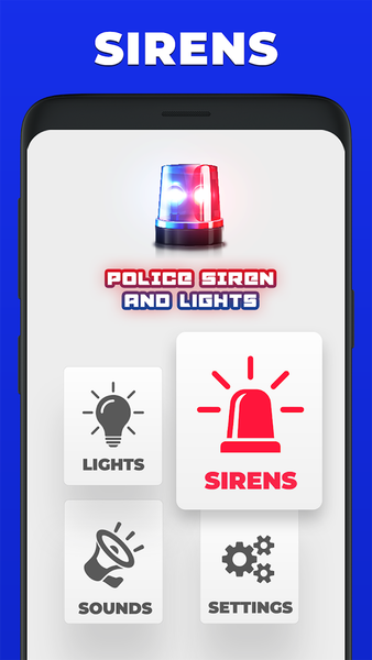 Police Siren Lights & Sounds ۲۰۲۰: Emergency Alert - عکس برنامه موبایلی اندروید