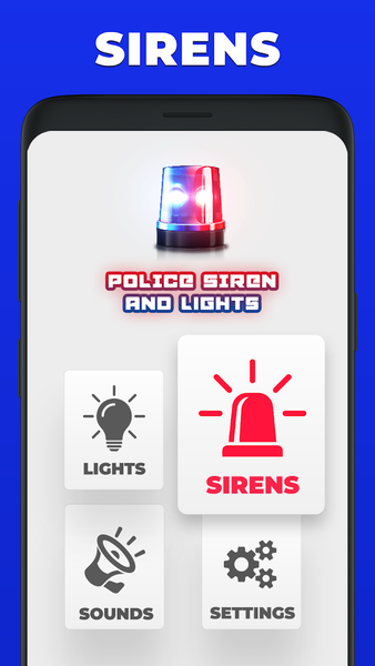 Police Siren Lights & Sounds ۲۰۲۰: Emergency Alert - عکس برنامه موبایلی اندروید