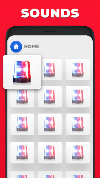 Police Siren Lights & Sounds ۲۰۲۰: Emergency Alert - عکس برنامه موبایلی اندروید