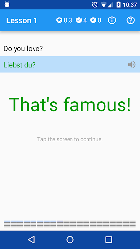 Polyglot. Learn German - Image screenshot of android app
