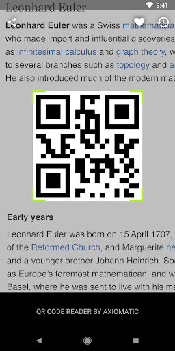 QR Code Reader - Image screenshot of android app