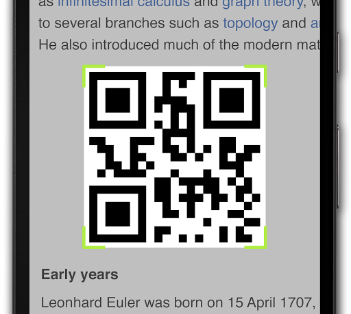 QR Code Reader - Image screenshot of android app