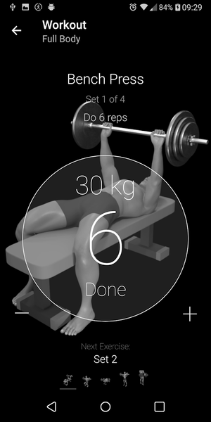 Barbell Home Workout - Image screenshot of android app