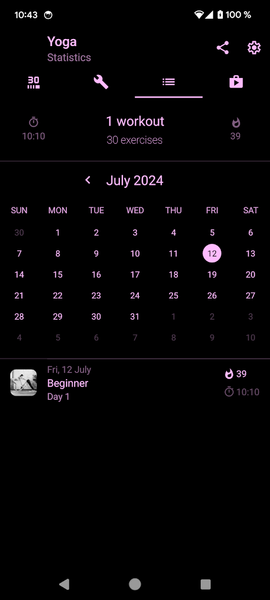 Yoga in ۳۰ days - عکس برنامه موبایلی اندروید