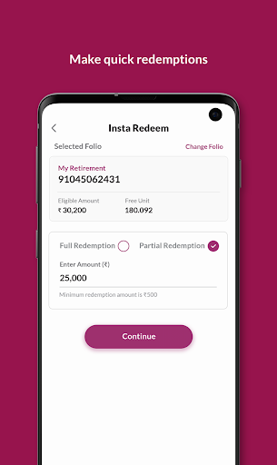 Axis Mutual Fund Invest Online - Image screenshot of android app