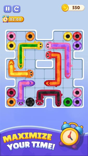 Axolotl Slither In - عکس بازی موبایلی اندروید