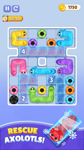 Axolotl Slither In - عکس بازی موبایلی اندروید