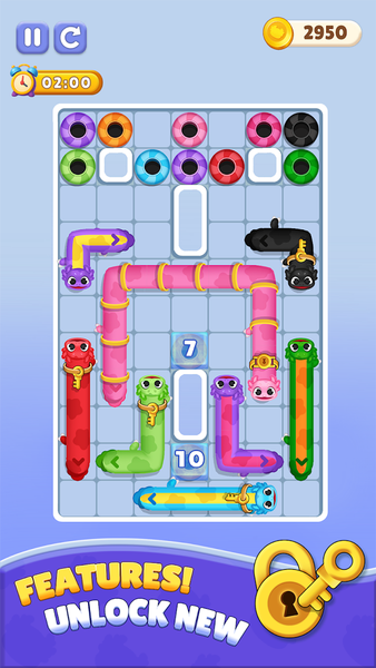 Axolotl Slither In - عکس بازی موبایلی اندروید