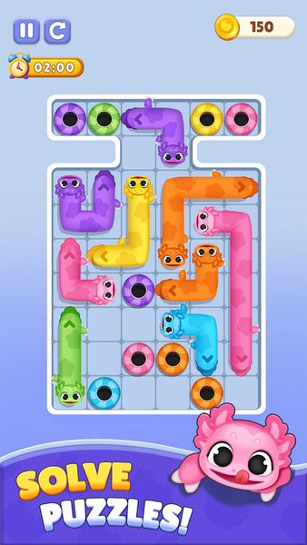 Axolotl Slither In - عکس بازی موبایلی اندروید