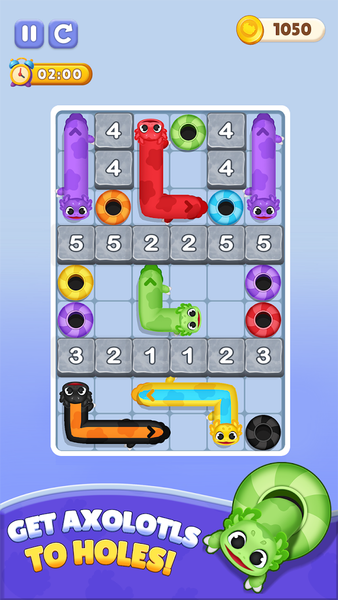 Axolotl Slither In - عکس بازی موبایلی اندروید