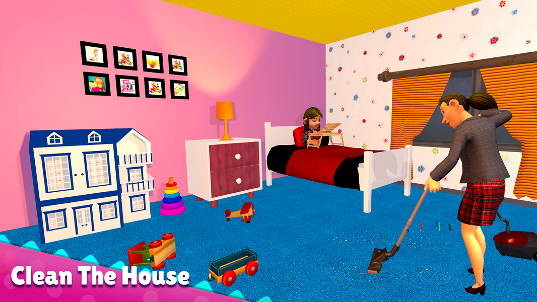 Virtual Home Maker Mother Baby - عکس بازی موبایلی اندروید