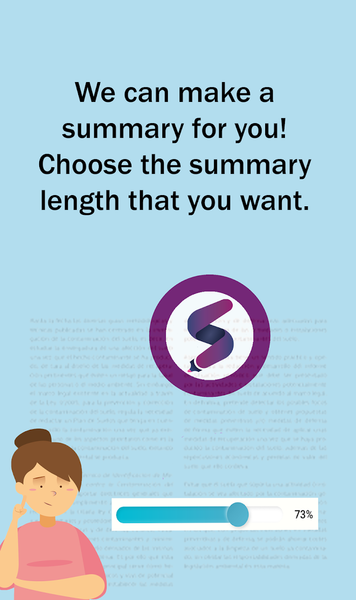 Text Summary - TLDR Summarize - Image screenshot of android app