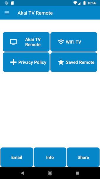 Akai TV Remote Control - عکس برنامه موبایلی اندروید