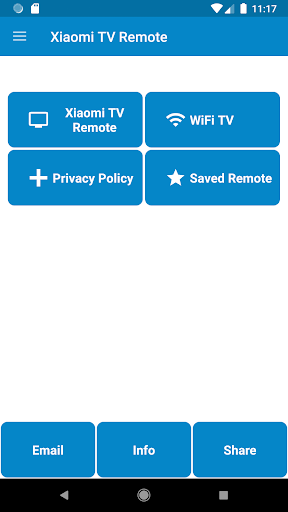 Xiaomi TV Remote Control - Image screenshot of android app