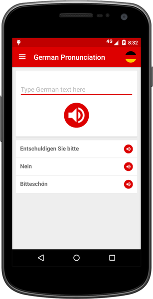 German Pronunciation - عکس برنامه موبایلی اندروید