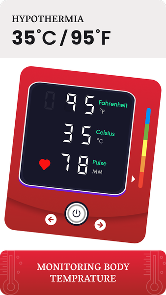 Body Temperature Fever Tracker - Image screenshot of android app