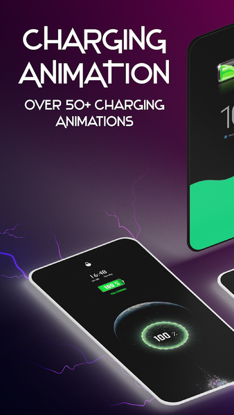 Battery Charging Animation 4D - عکس برنامه موبایلی اندروید