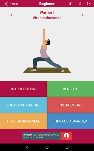 Yoga Poses App - Free for Beginners, Weight Loss - Image screenshot of android app