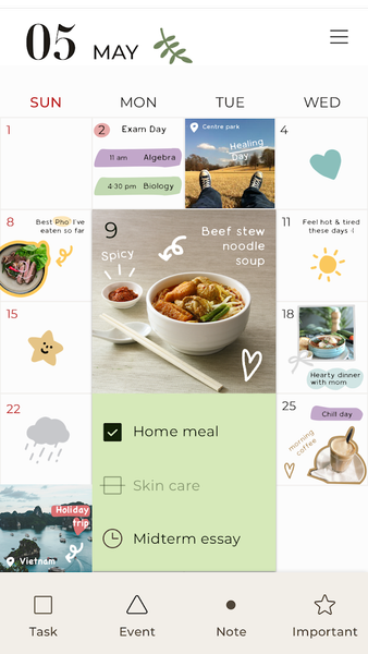 May: Beautiful Bullet Journal - Image screenshot of android app