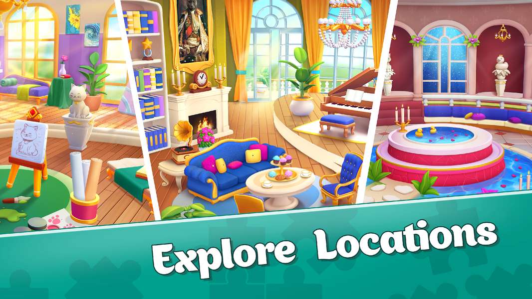 Royal Jigsaw - عکس بازی موبایلی اندروید