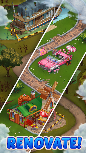 Saras Diner: Merge Farm - Gameplay image of android game