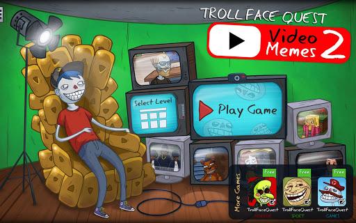 Troll Face Quest Video Memes 2 Streamer Influencer - Gameplay image of android game