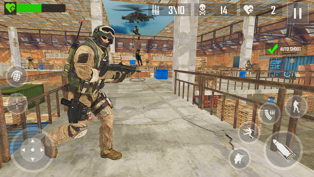 Modern War Strike FPS Shooting - Gameplay image of android game