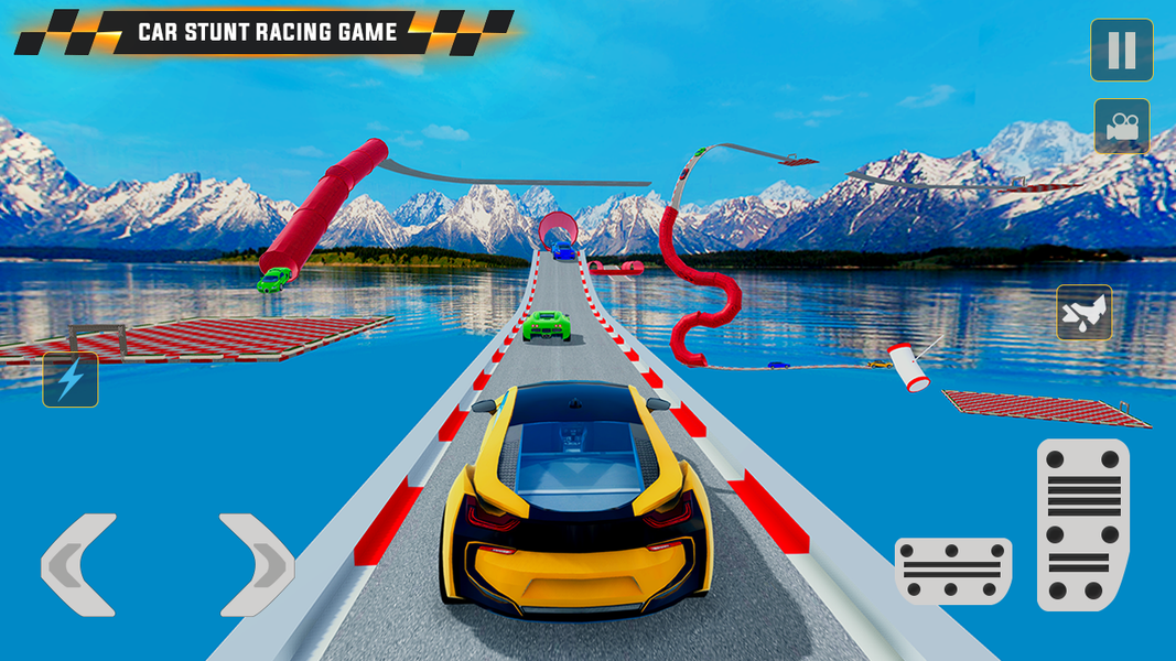 Stunt Car Race : Ultimate Mega - Gameplay image of android game