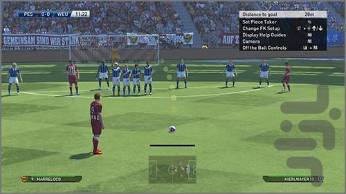 فوتبال PES ۲۰۱۵ - عکس بازی موبایلی اندروید