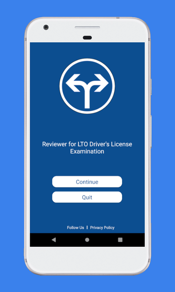 LTO Exam Reviewer - Image screenshot of android app