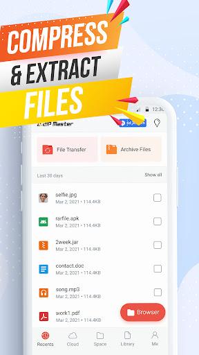 AZIP Master: ZIP / RAR, Unzip - Image screenshot of android app