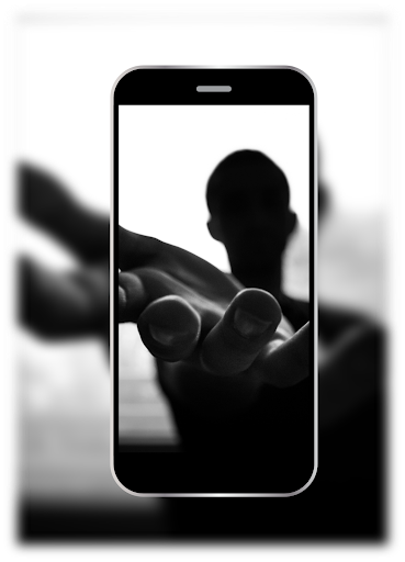 Simple black wallpapers - Image screenshot of android app