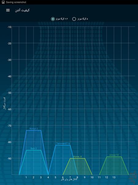 تست سرعت اینترنت - عکس برنامه موبایلی اندروید