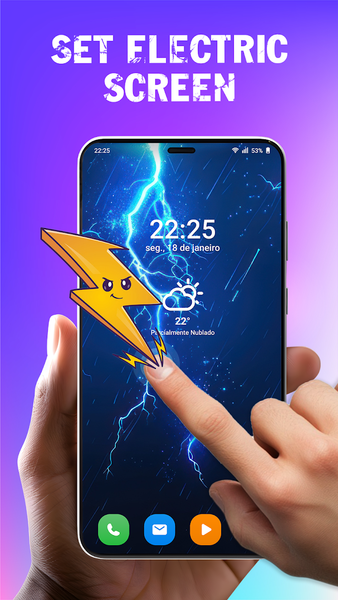 Broken Screen: Magic Wallpaper - عکس برنامه موبایلی اندروید