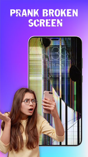 4K Broken Screen Prank - عکس برنامه موبایلی اندروید
