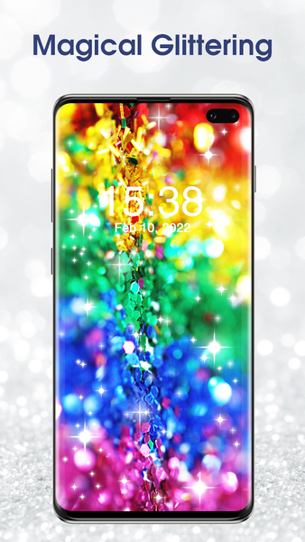 3D Glitter Live Wallpaper - Image screenshot of android app