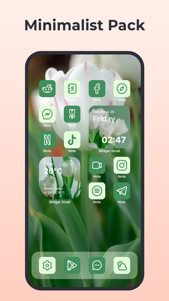 Themes: Widgets & Icon Changer - عکس برنامه موبایلی اندروید