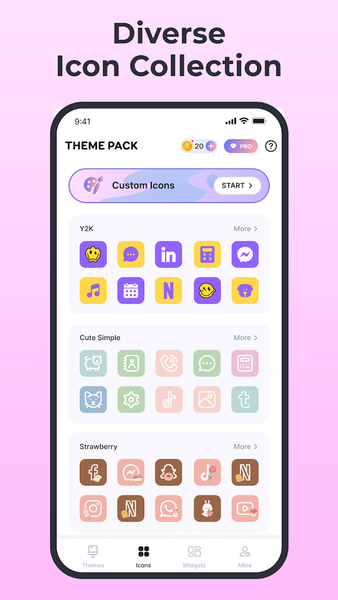Themes: Widgets & Icon Changer - عکس برنامه موبایلی اندروید