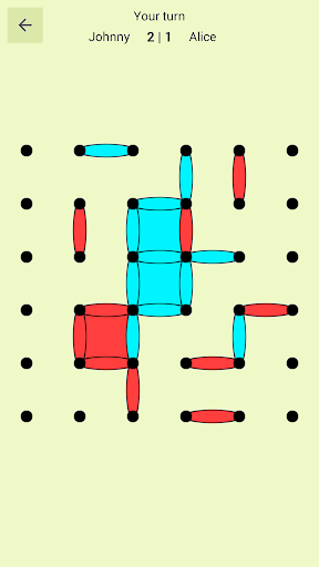 Dots and Boxes - عکس برنامه موبایلی اندروید