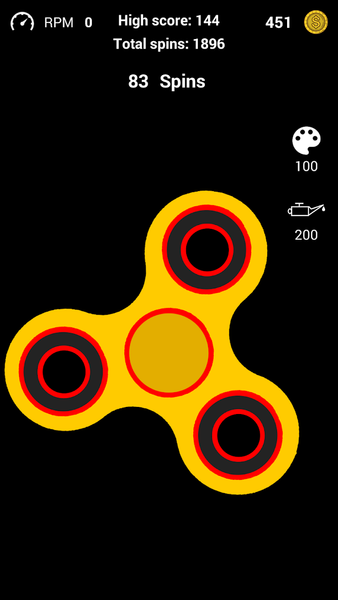 Fidget Spinner - Gameplay image of android game