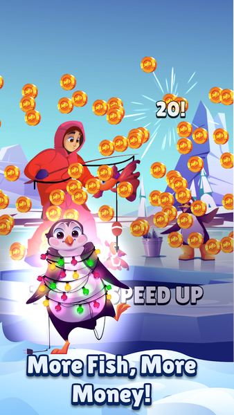 Frozen Fisher Idle Catcher - عکس بازی موبایلی اندروید