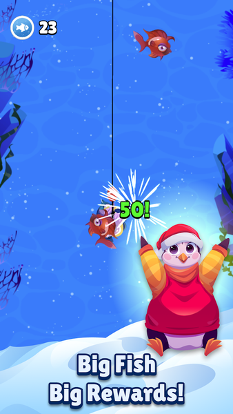 Frozen Fisher Idle Catcher - عکس بازی موبایلی اندروید