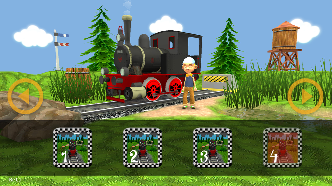 My First Toy Train, train simulator for kids - Gameplay image of android game