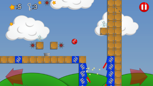 Red Ball Roll - Gameplay image of android game